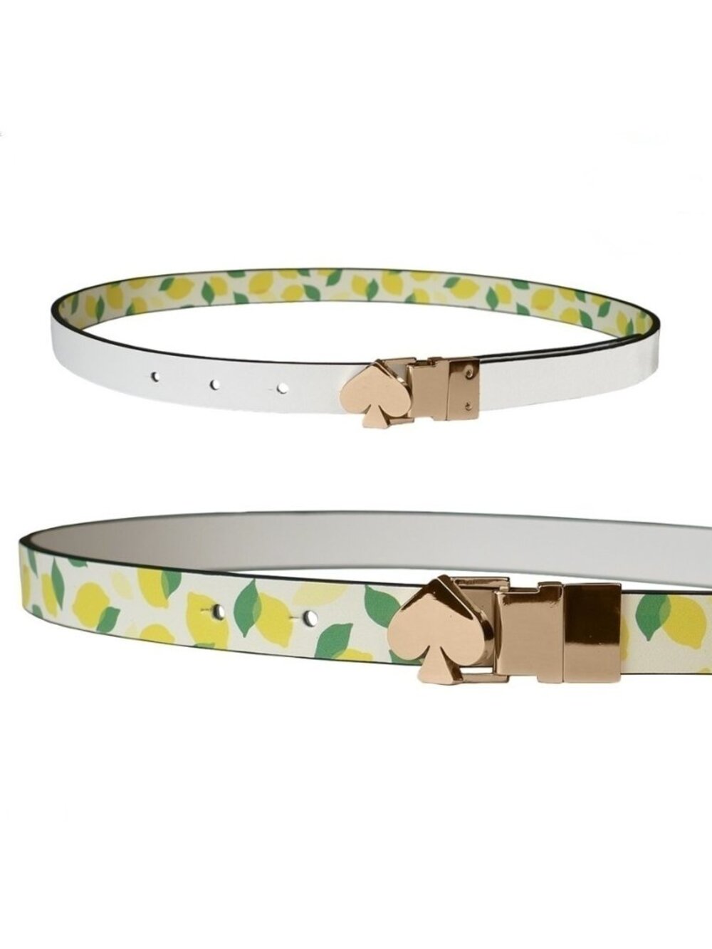 NWT Kate Spade New York Twist Reversible Leather Belt / Small